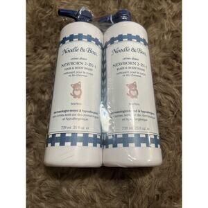 NOODLE & BOO NEWBORN BABY INFANT SOAP WASH SHAMPOO BATHING BATH NO TEAR ~ 50 oz!